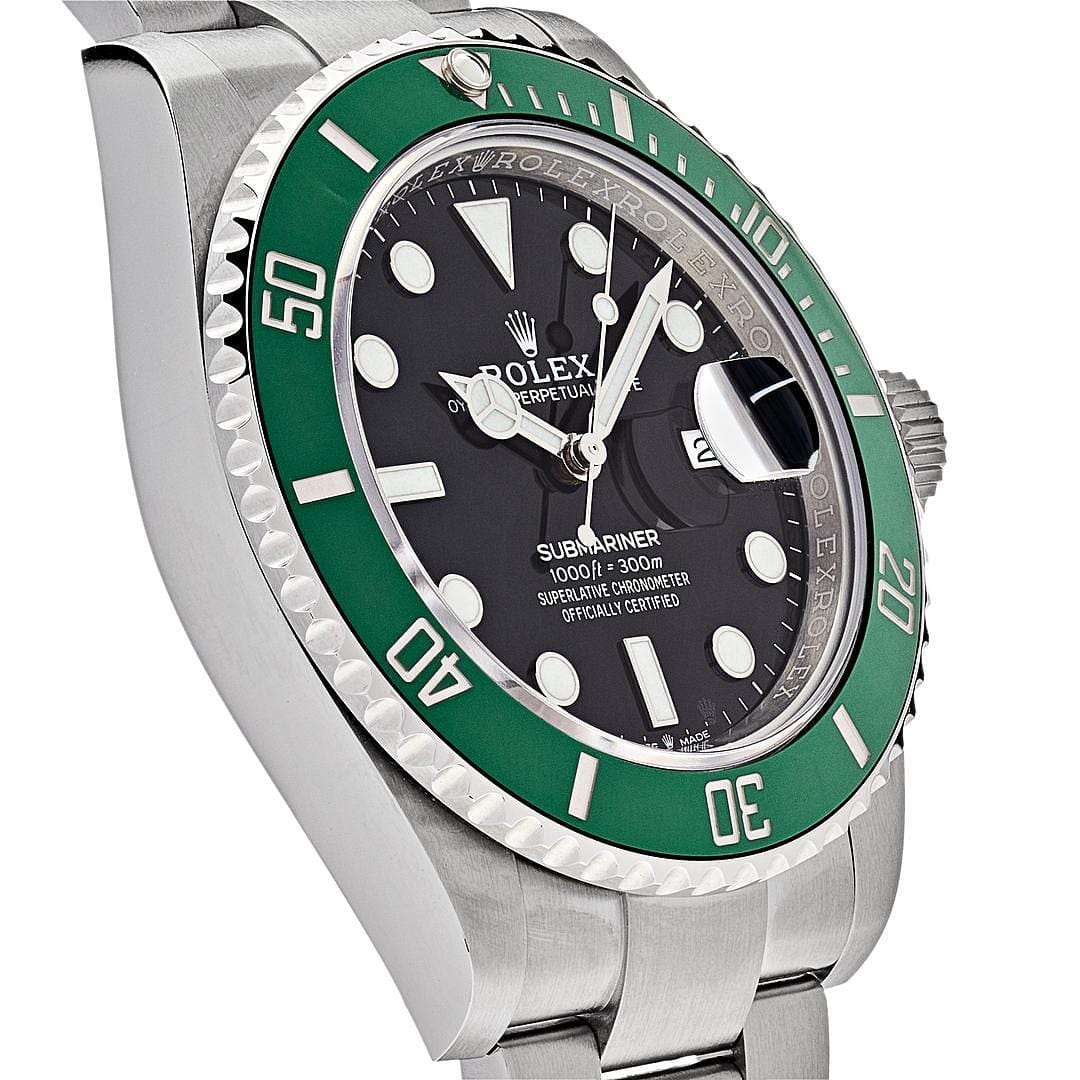 Rolex Submariner Date Lv Starbucks Stainless Steel Black Dial